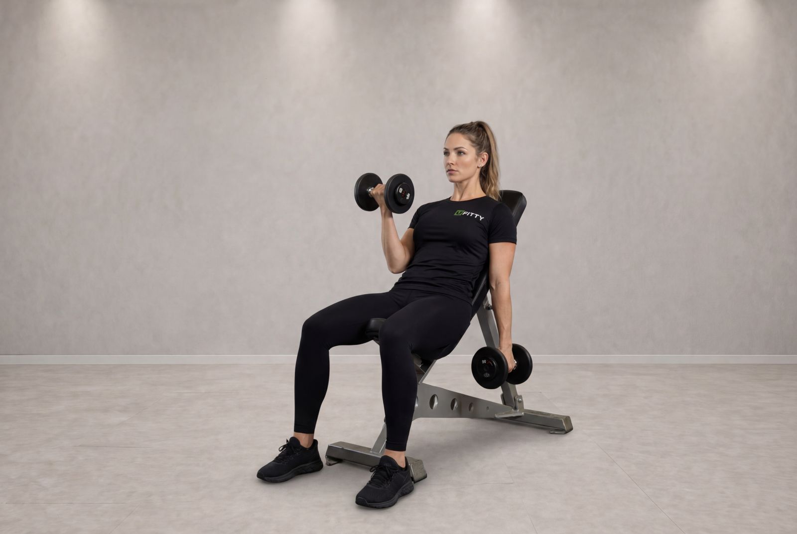 Alternate Incline Dumbbell Curl