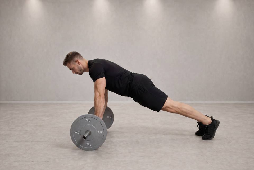 Barbell Ab Rollout