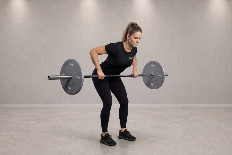 Barbell Rear Delt Row