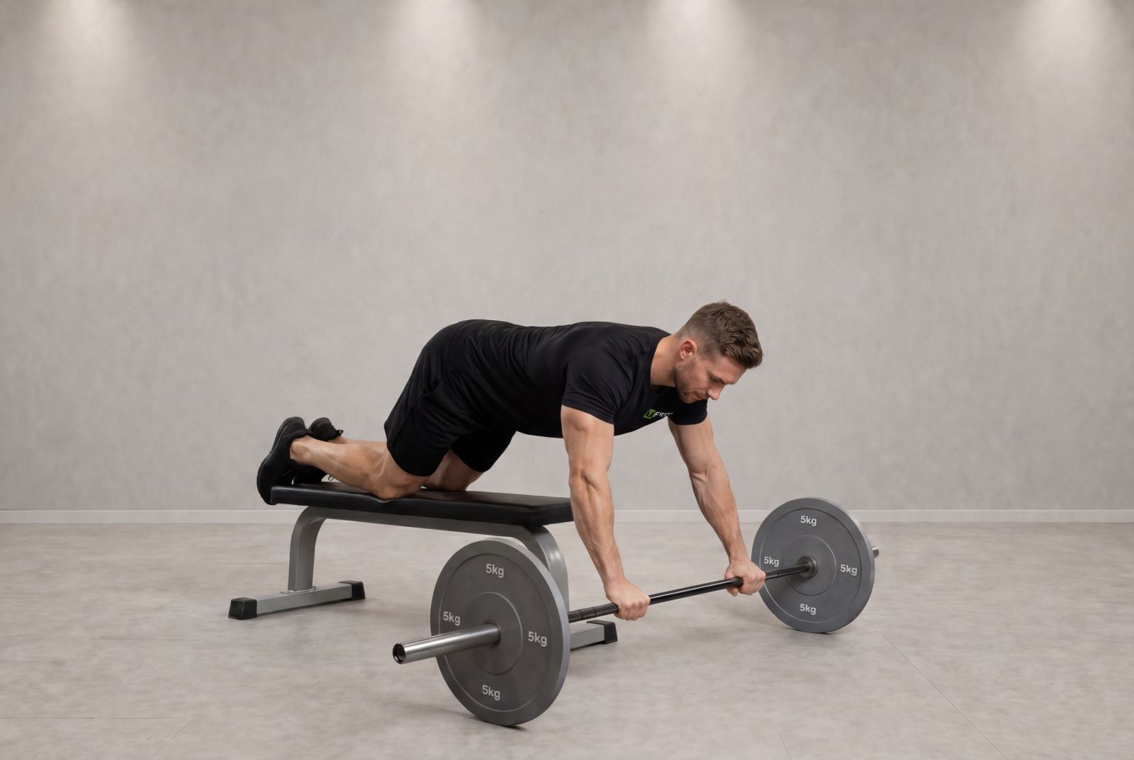 Barbell Rollout from Bench