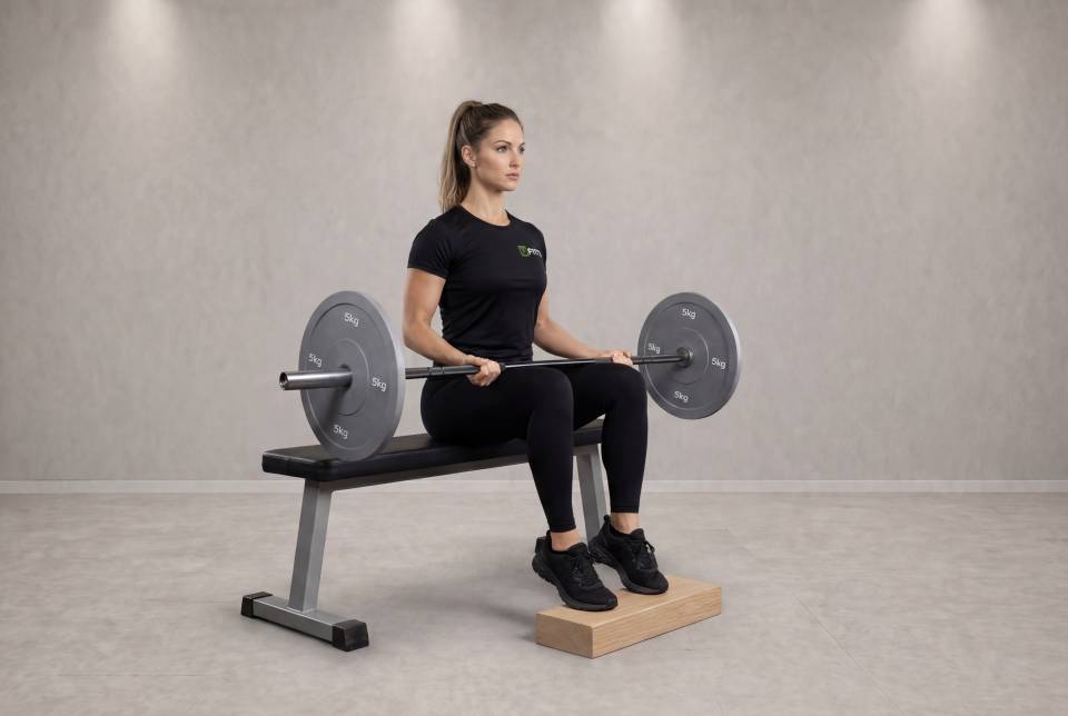 Barbell Seated Calf Raise