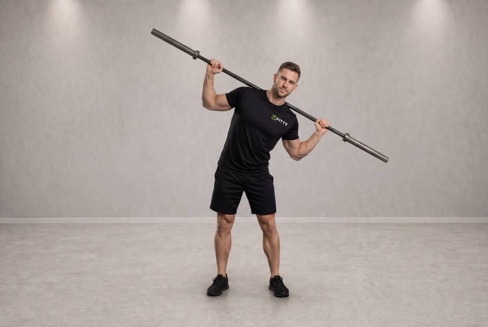 Barbell Side Bend