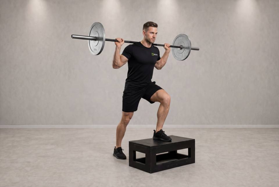 Barbell Step Ups