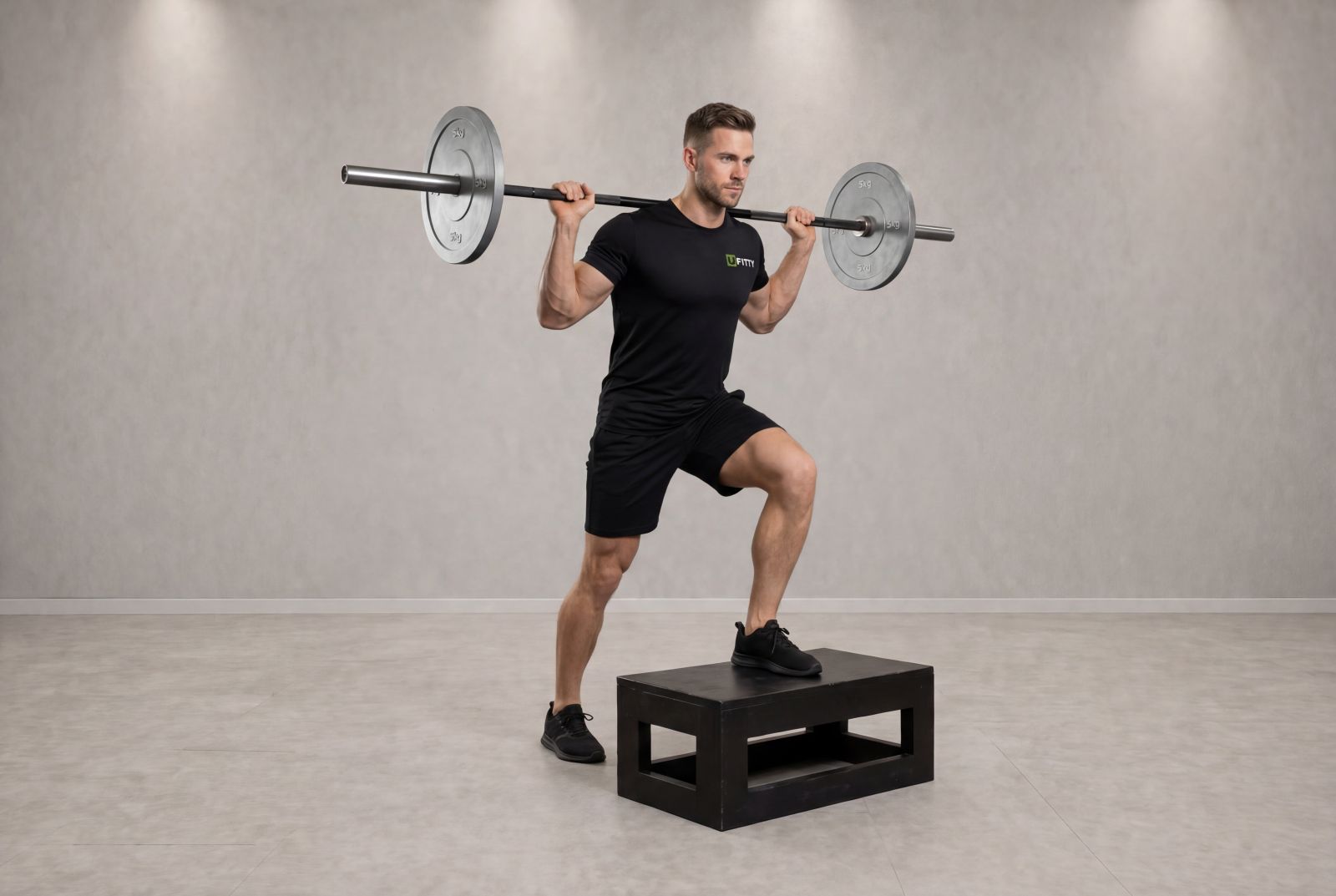 Barbell Step Ups