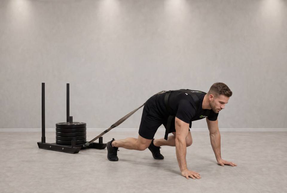 Bear Crawl Sled Drags