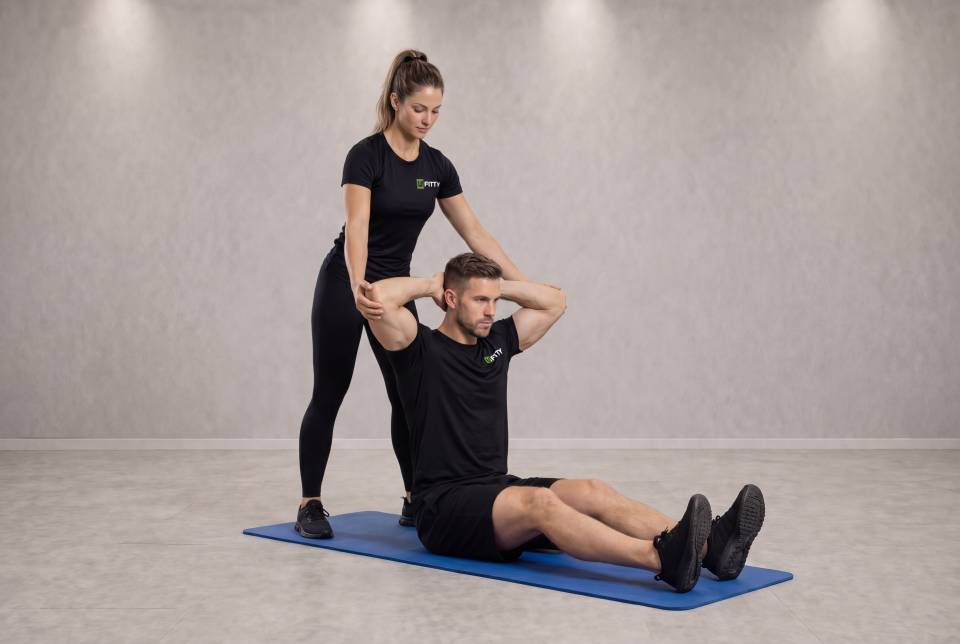 Behind Head Chest Stretch