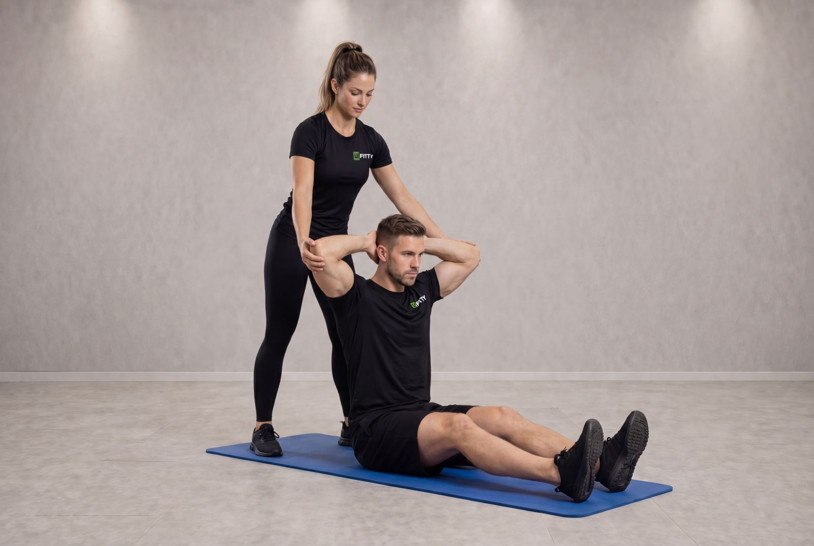 Behind Head Chest Stretch