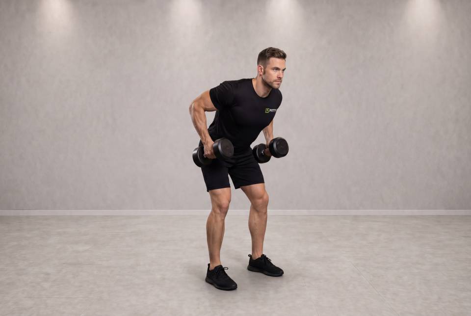 Bent Over Two-Dumbbell Row